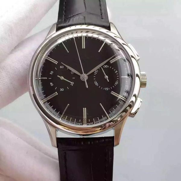 

n factory produces automatic mechanical movement men's watch waterproof designer watches luxury mens watches mechanical watches, Slivery;brown