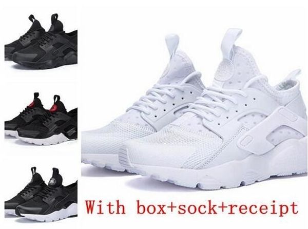 

with box triple white black huarache 4.0 1.0 running shoes classical red mens women huarache shoes huaraches trainer sports sneakers 36-45