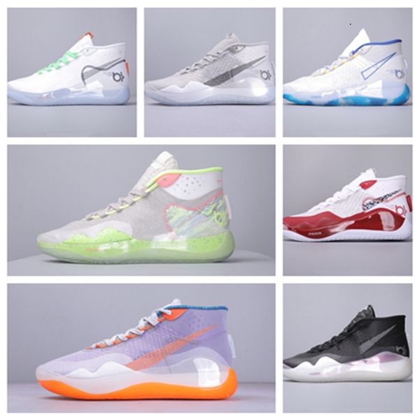 

2020 new kevin durant 12 basketball shoes air men shoes kd 11 gold/championship mvp finals training sneakers sports running shoes size 7-12