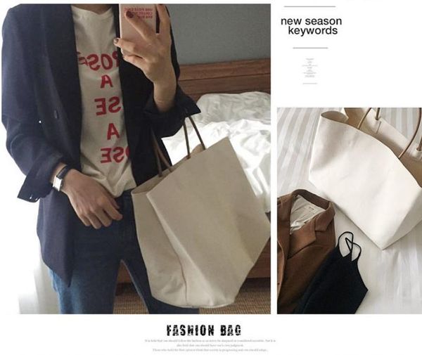 

Women's Bags 2020 Simple Large Capacity Portable Fashion Handbags Single Shoulder Canvas Messenger Bag