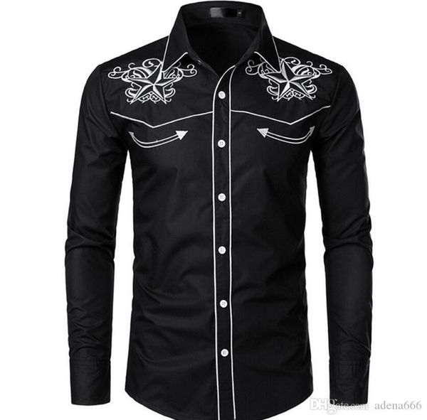 

fashion designer slim fit shirts men 3d medusa black gold floral print mens dress shirts long sleeved business casual shirts males clothes, White;black