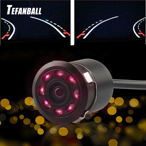 

car reversing camera led infrared night vision rear view automatic parking monitoring ccd hd image assistance waterproof camera