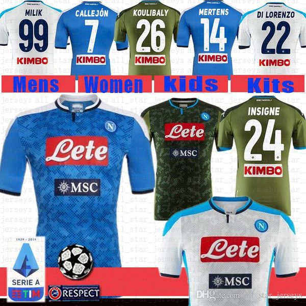 

men napoli soccer jersey 14 mertens 17 hamsik 22 player football shirt 24 insigne 26 koulibaly h.lozano 11 callejon 7 maillots de foot, Black;yellow