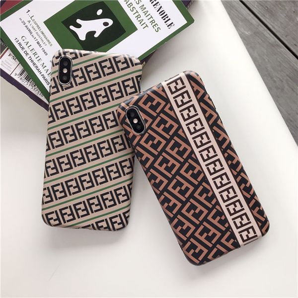 

оптовая тпу чехол для телефона мода для iphone 6s 7 8 p x xs матовое письмо дизайнер телефон задняя крышка для подарков