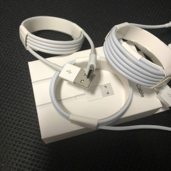 

100pc lot oem quality 1m 3ft 2m 6ft od 3 0mm u b data charger cable with aluminum foil u b cable i5 6 7 8 x with retail boxe