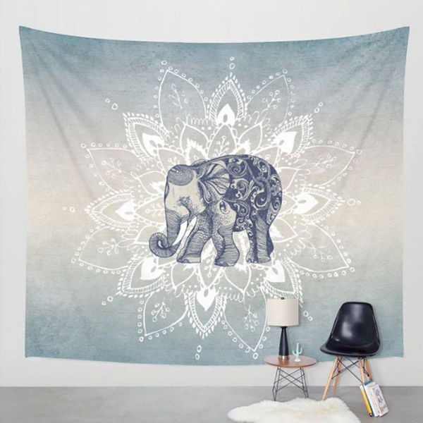 

1ps bohemia mandala blankets tapestry elephant wall hanging wandbehang gobelin blanket dorm home decor mantas mandalas