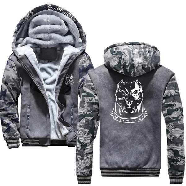 

delivery pitbull printing sweatshirt hoodie fashion hip hop casual pullover male zipper hoody, Black