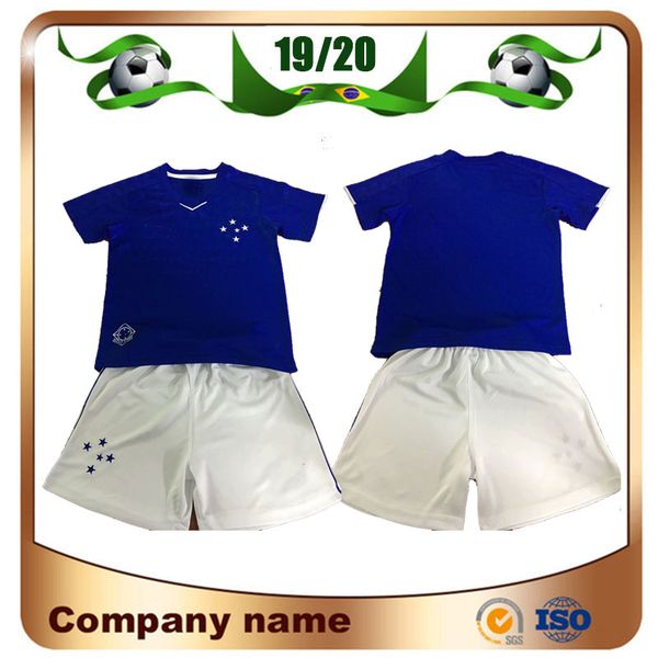 

2019 Brazil Club CRUZEIRO Kids Kit Soccer Jersey 19/20 Home Blue ARRASCAETA HENRIQUE children Soccer Shirt FRED DEDE Football Uniform
