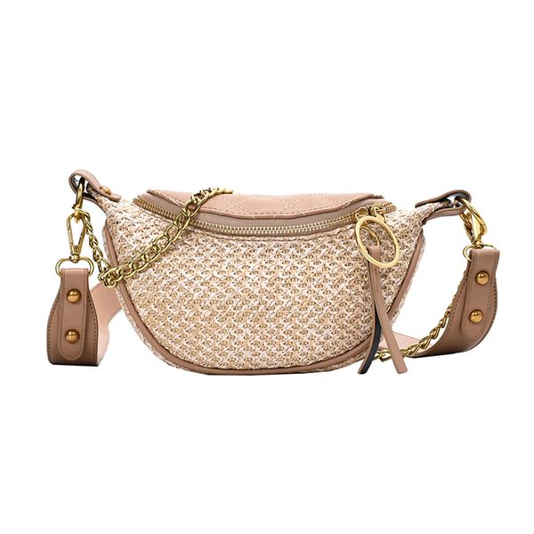 

2020 fashion design straw summer chain female bags lady's bag purses and handbag shoulder crossbody bags women's handbags