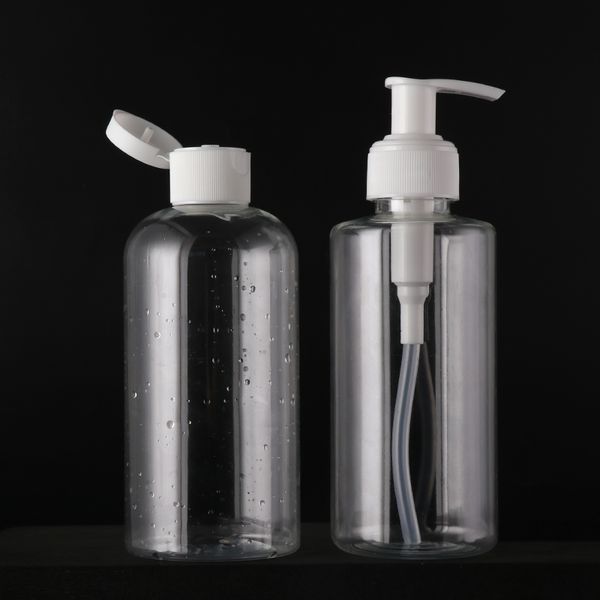 

пятно 250мл дезинфицирующее средство для рук бутылки бостон круглый плечи дезинфекция бутылки воды spray бутылки pet жидкий пластик