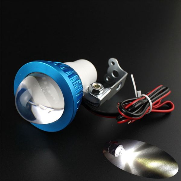 

12-80v universal bright led strobe motorcycle headlight indicator fish-eye lights fashion hot