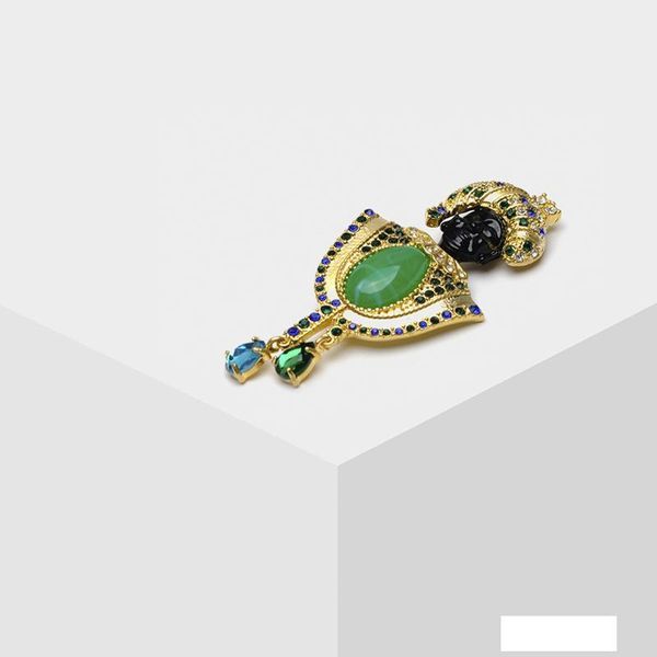 

amorita boutique new design blackmour brooches for fashion sh190721, Gray