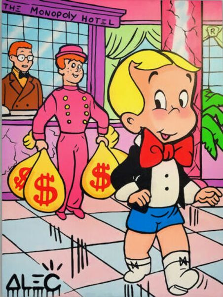 

alec монополия граффити richie rich hotel home decor расписанную hd печать картина маслом на холсте wall art canvas картинки 200225