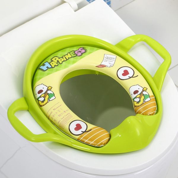 

blue yellow red white cute cartoon baby travel potty children's urinal trainer kids training toilet seat covers 0-6y 2019