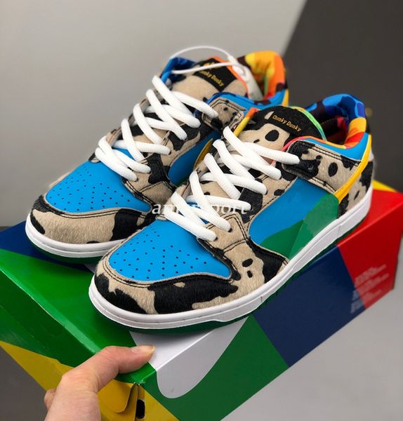

2020 новый бен jerrys х sb dunk low коренастый dunky молоко белая лагуна импульсно-black-universit кроссовки спорта с оригинальной коробке s, Blue;gray