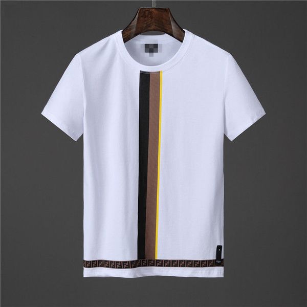 

2020 fÃªndi brand designers men women t shirt couple boutique tee street hip hop tees europe and american casual shirts selling, Black;brown