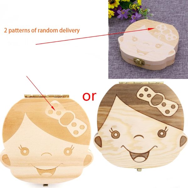 

деи зђб box оѬганизаоѬ декие оѬани milk teeth wood storage box дл boygirl