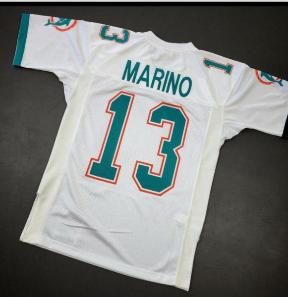 

rare custom men youth women 1990 dan marino mitchell ness football jersey size s-4xl or custom any name or number jersey, Black