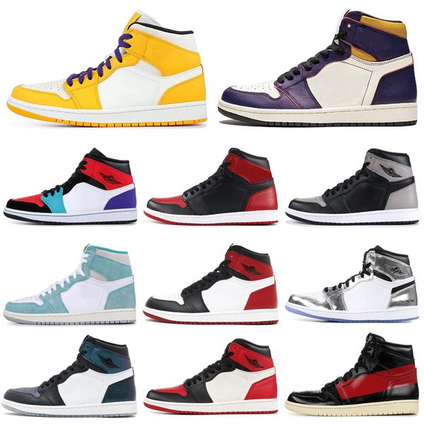 

Men Basketball Shoes 1 1s Spiderman Turbo Green UNC Phantom Court Purple Couture NRG Banned Sports Illustrated Mens Trainers Sports Sneakers
