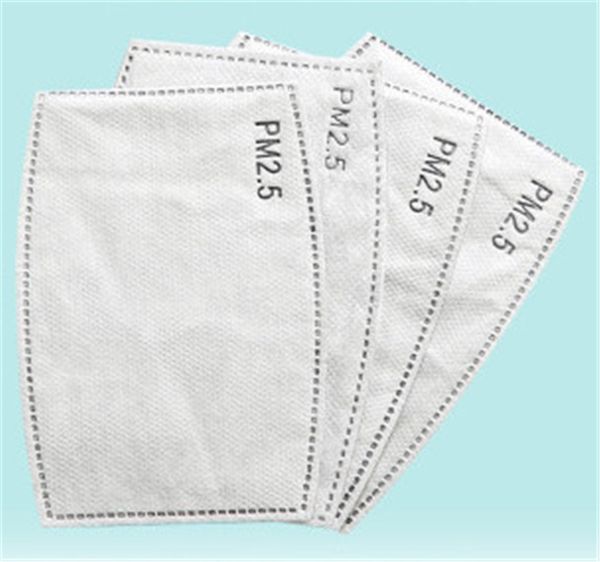 

pm2.5 activated carbon disposable filter element replaceable anti-fog filter paper mask inner pad mask replacement cotton filter pad