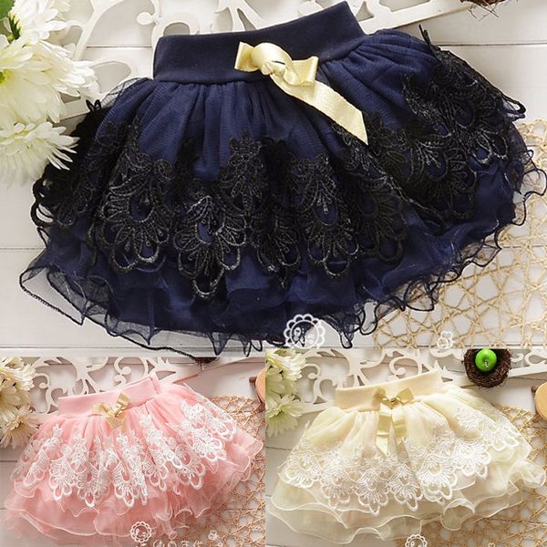 

canis kids baby girl tutu skirt baby girls tutu lace princess skirts pink tulle puffy skirts short cake children skirt girl