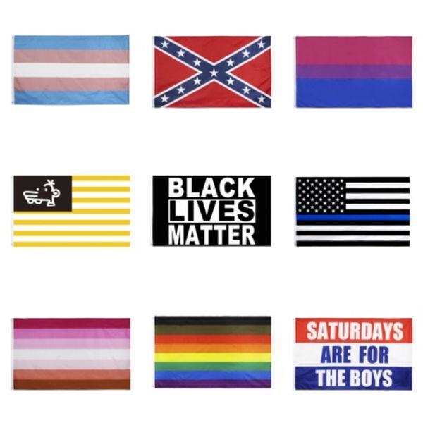 

different lgbt rainbow flags 3x5ft 90x150cm lesbian gay parade banners lgbt pride flag polyester colorful rainbow flag for decoration#745
