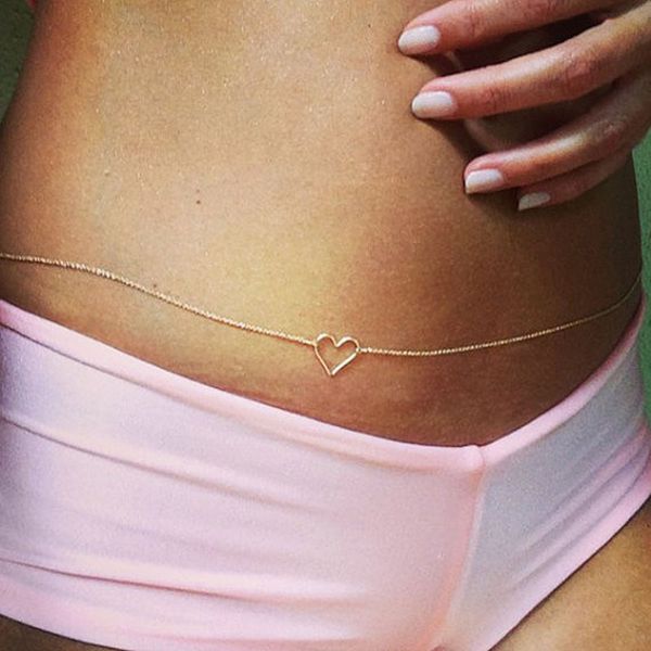 

новая мода лета sexy peach ювелирные изделия сердца талия цепи, Slivery;golden