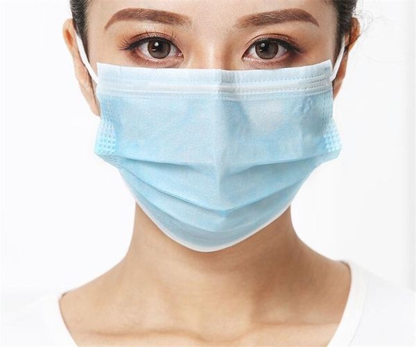 

non 800 masks 1 woven pcs anti blue pm2.5 face masks 3 layers dustproof earloop mouth masks household protective ha001#751
