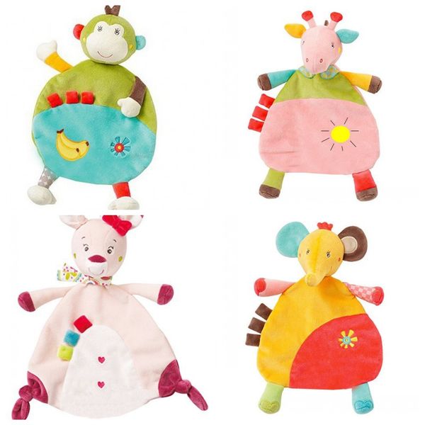 2019 Baby Soft Towel Plush Toy Comforting Blanket Rabbit Frog