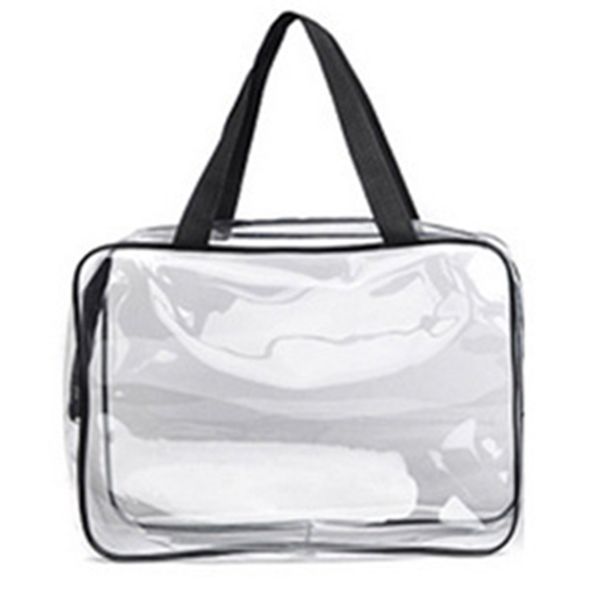 

transparent pvc cosmetic bag women travel makeup bag zipper make up organizer storage pouch toiletry beauty wash kit case