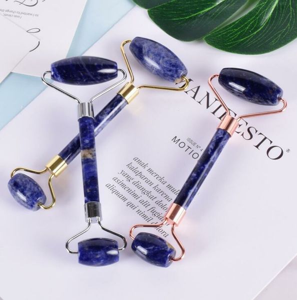 

natural jade stone face arms neck massage roller relaxation stress reduction beauty face slimming lift tool acupressure massager