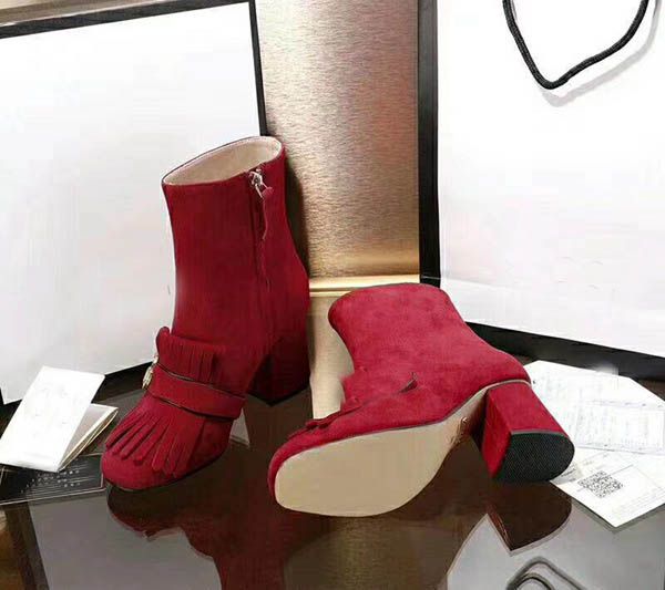 

fashion womens boot winter cow leather platform ladies slides high heels casual shoes booties sandals, Black