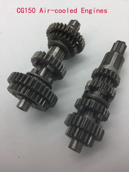 

a479 dirt bike трансмиссия главной счетчик вала вал шестерня для cg150 cg200 передач с воздушным охлаждением двигатели главная шестерню box