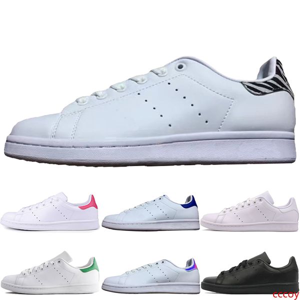 

new smith casual shoes stan smiths triple s white pink black green grey fashion man leather shoes woman flats sneaker sport trainers