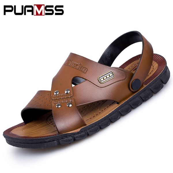 

beach sandals 2020 vacation outdoor sports shoes man hiking sneakers leather shoes for men female water sandalia