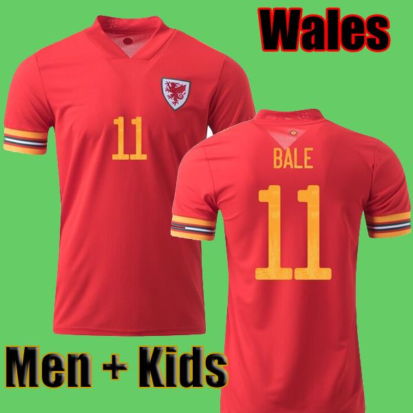 

thailand 2020 wales soccer jersey euro cup 2020 wales football kit soccer shirt bale james ramsey camisetas de foot allen, Black;yellow