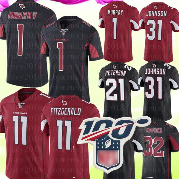 

1 Kyler Murray Jersey Arizona 11 Larry Fitzgerald Cardinal Jerseys 31 David Johnson Jerseys Arizona Cardinal Football Jerseys