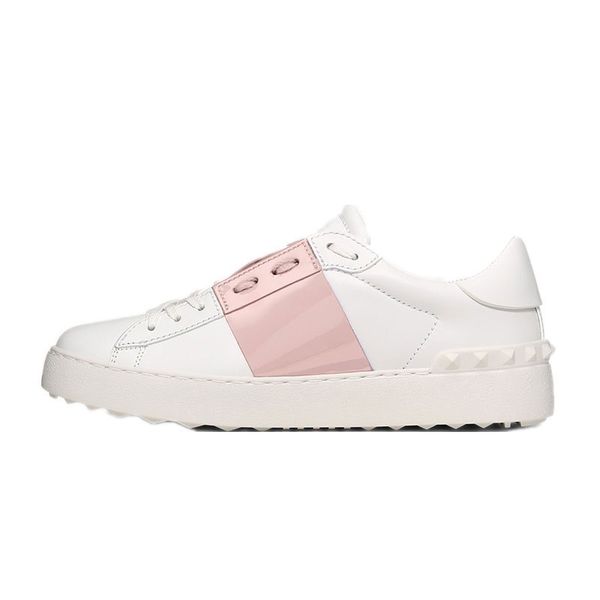 

new casual shoes white black red fashion mens women leather designer shoes open low sports sneakers size 35-46