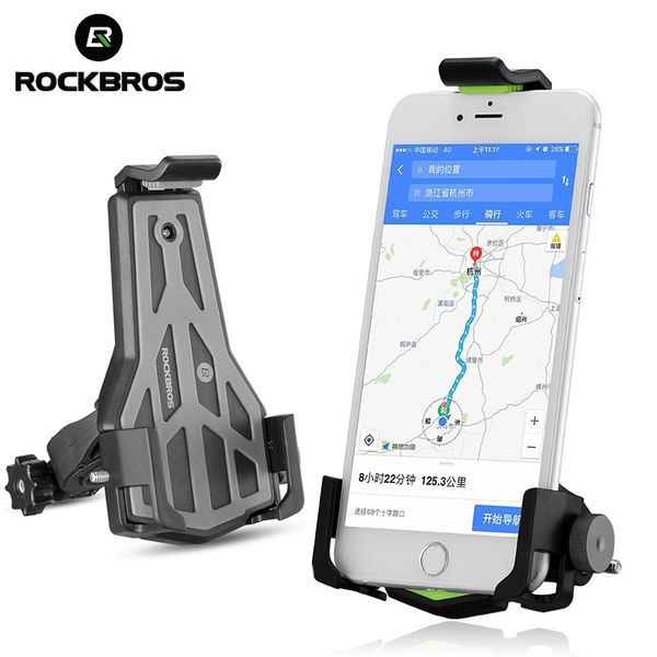

rockbros bike handlebar phone holder universal rotatable motorcycle mtb bicycle phone holder cycle telephone support accessories