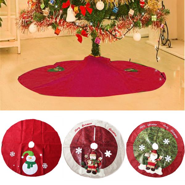 

merry christmas tree skirt christmas tree decorations snowman santa claus ornament diameter 90cm xmas party decor