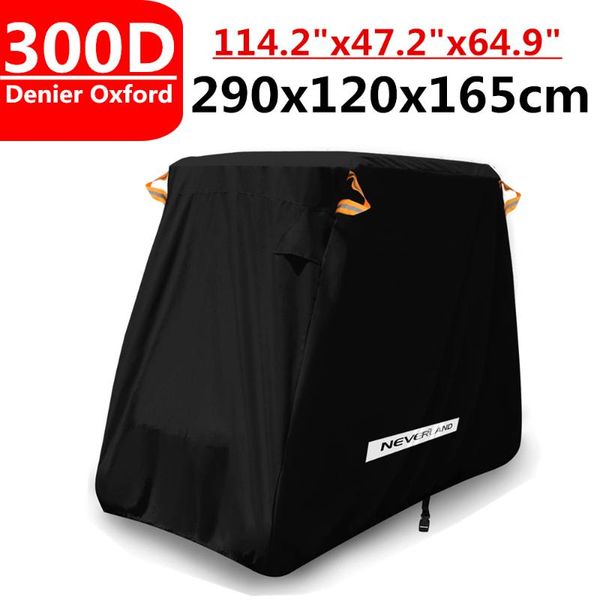 

300d 114.2inch club car cart cover waterproof rain proof denier sun uv dust quad atv vehicle scooter covers for d40