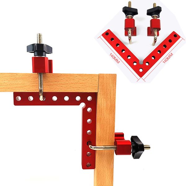 

aluminum alloy 90 degree l-shaped auxiliary fixture woodworking square positioning ruler measuring gauge carpenter diy tools