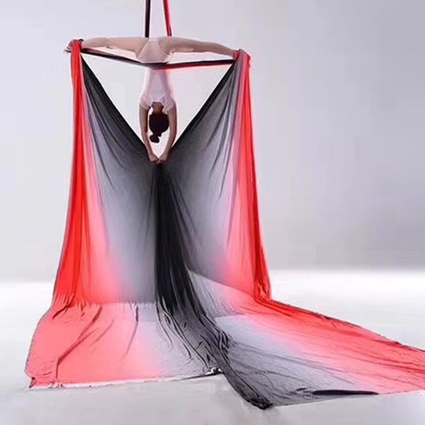

14yards/12.8m aerial silks set for home yoga hammock sling extension antigravity aerial home gym