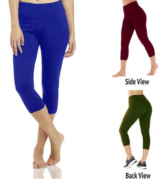 

women autumn winter high waist stretch leggings fitness running sports trousers soild color active pants black white wine red
