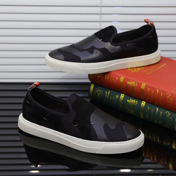 

new casual shoes men's high-end low non slip sheepskin all-around shoes new wear-resistant tide shoes 5175p003 size: 38-44, Blue;gray
