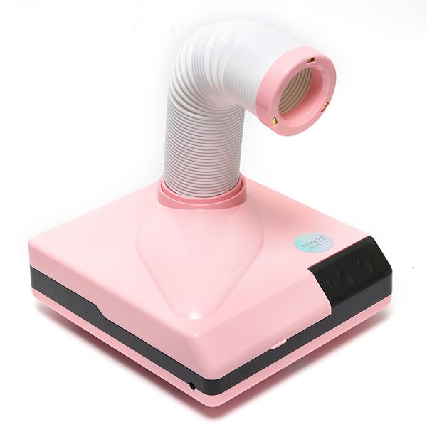 

60w new strong nail dust collector suction dust cleaner retractable 2 models design fan nail vacuum cleaner vacuum, Silver