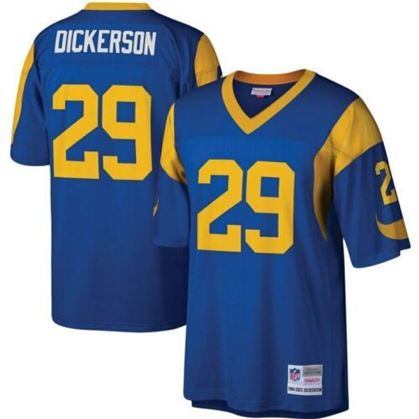 

eric dickerson #29 mitchell & ness men's 1984 legacy jersey, Gray