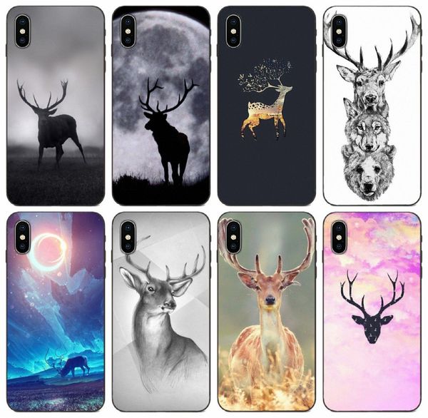 

[tongtrade] deer animal case for iphone x xr xs 11 pro max 8 7 6s 5s plus samsung a3 s10 honor 5x 6x 7x 6a 6c motorola moto g3 case