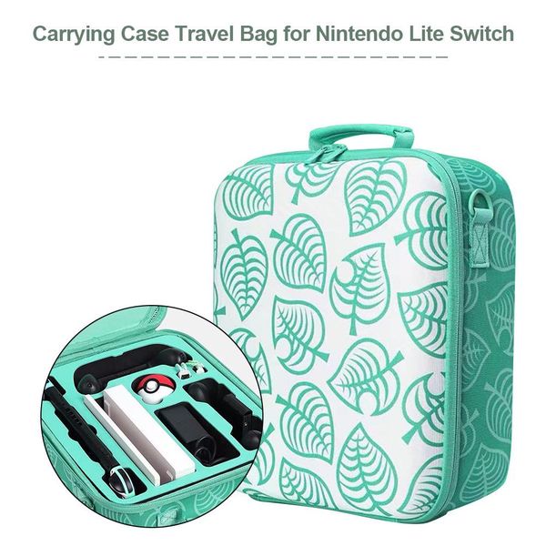 

storage carrying case travel protective box bag game console handheld carrying case game card holders pouch for switch lite