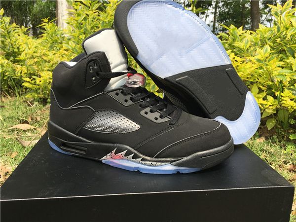 

ship classic 5 og black metallic basketball shoes with box vintage v black fire red metallic silver white fashion sneakers